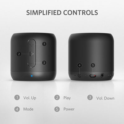 Compact Wireless Bluetooth Speaker