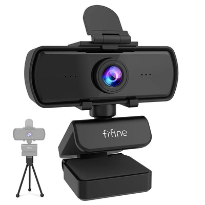 FIFINE 1440p Webcam with Microphone