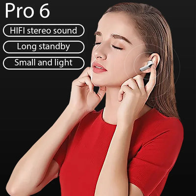 PRO6 Wireless Bluetooth Pods